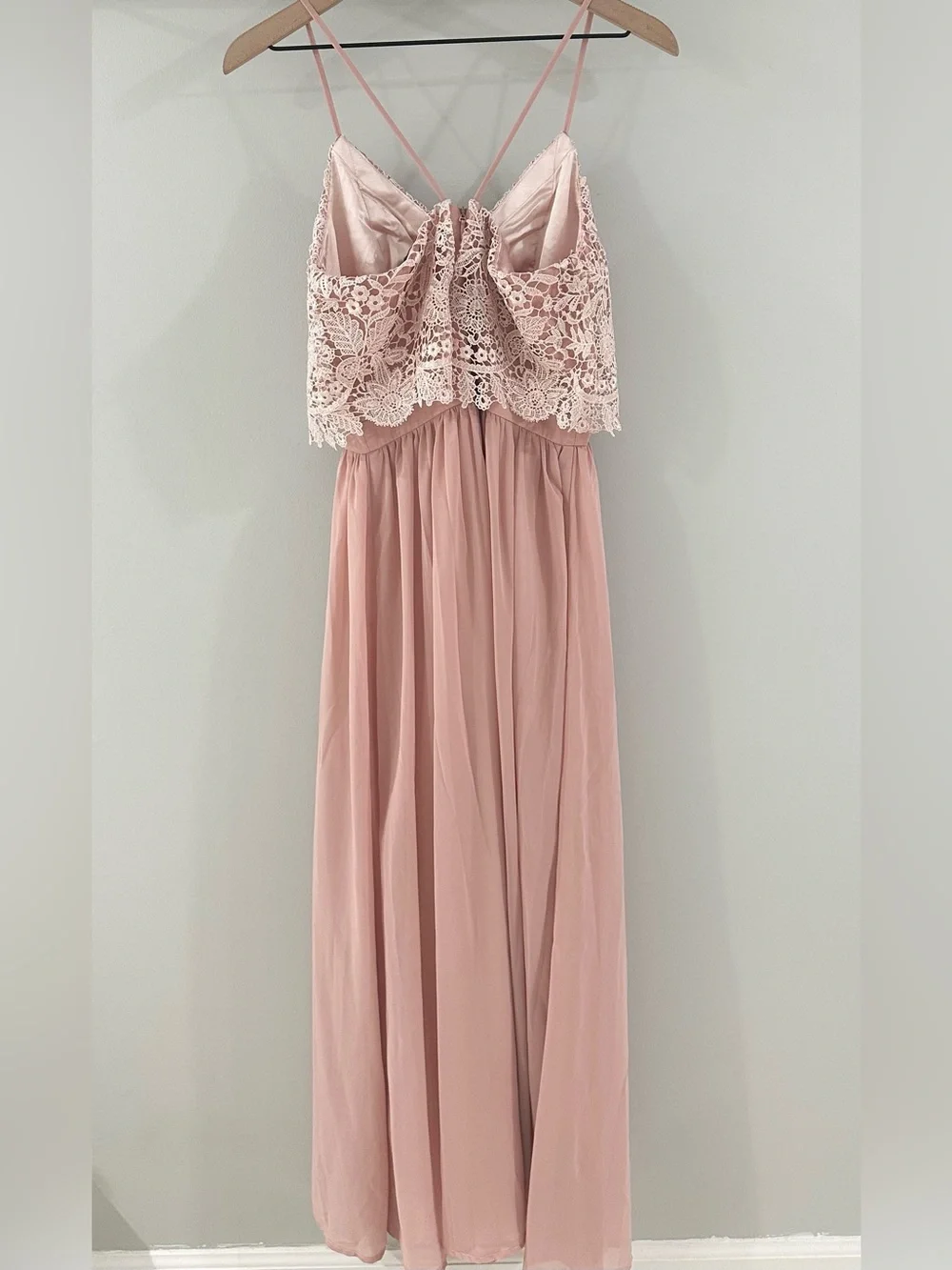 Chi Chi London Robe De Cocktail Maxi Dress // Light Pink // 10